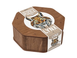 Puzzle de madera colorido - Lince 28 x 35.3 cm