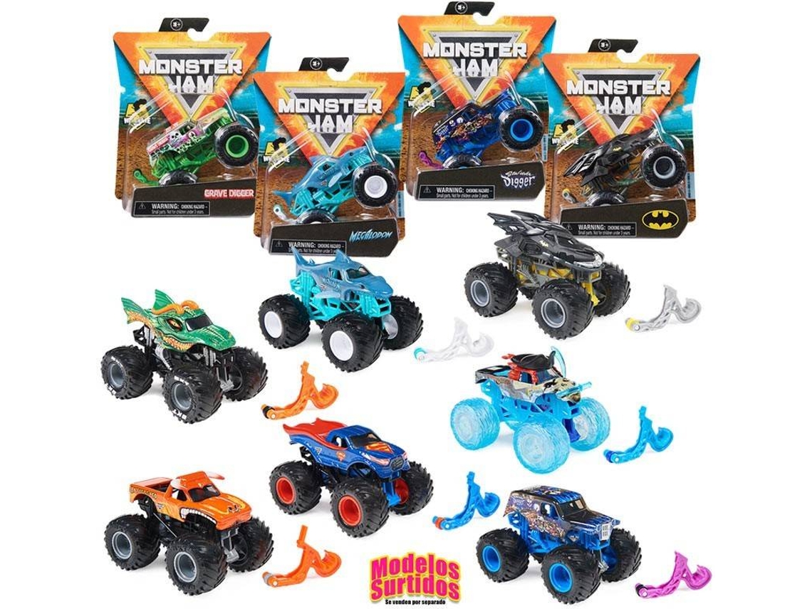 Coche MONSTER JAM  Die Cast 1:64 (Edad Mínima Recomendada: 3años - 1 Unidad - Envío Aleatorio)