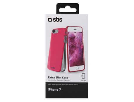 Carcasa iPhone 7, 8 SBS Extra-Slim Rosa