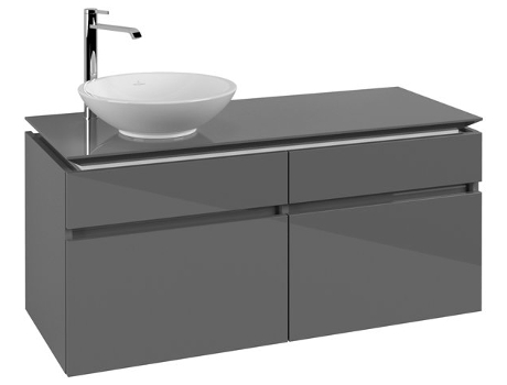 Mueble de lavabo Villeroy &amp Boch Legato B580 1200x550x500mm lavabo lado izquierdo