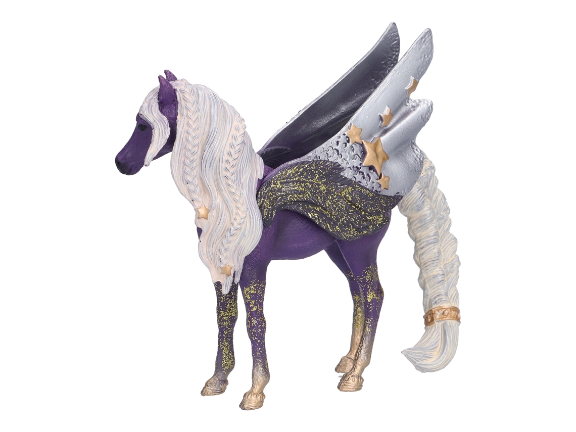 Ats-juguete De Modelo De Caballo Pegaso Decorado Animal Salvaje Figura Educativo Para Niños Morado