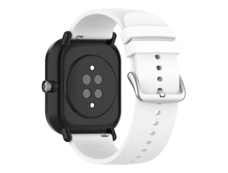 Correa de Silicona 22mm con hebilla para Samsung Galaxy Watch3 45mm/Active/Huawei Watch 3 - blanco