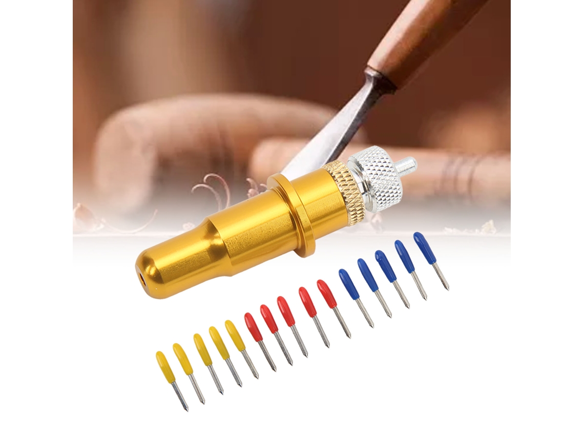 Kit Porta-cuchillas De Corte Para Plotter Con 3 Cuchillas De Acero De Tungsteno Para Diferentes Materiales.