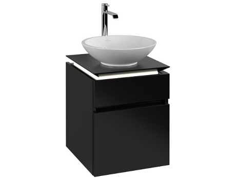 Módulo de lavabo Villeroy &amp Boch Legato B566 450x550x500mm lavabo central iluminación LED