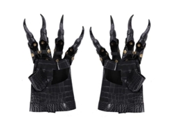 Guantes Con Garras De Dragón Con Uñas Para Disfraces De Halloween, Accesorios Para Fiestas Temáticas, Color Negro.