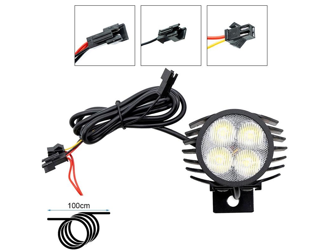 Faro Led Con Claxon Fc1 12-72v