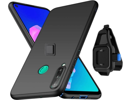 Funda + Soporte de Cintura Huawei P40 Lite E Turtleshell Negro