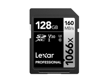 Tarjeta de memoria Lexar Professional 1066X 128 Gb SDXC UHS-I Clase 10