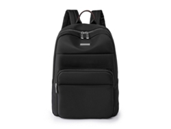 Mochila de viaje versátil con doble asa, resistente a salpicaduras, modelo 2023, ideal para estudiantes y para la escuela. Color: negro.