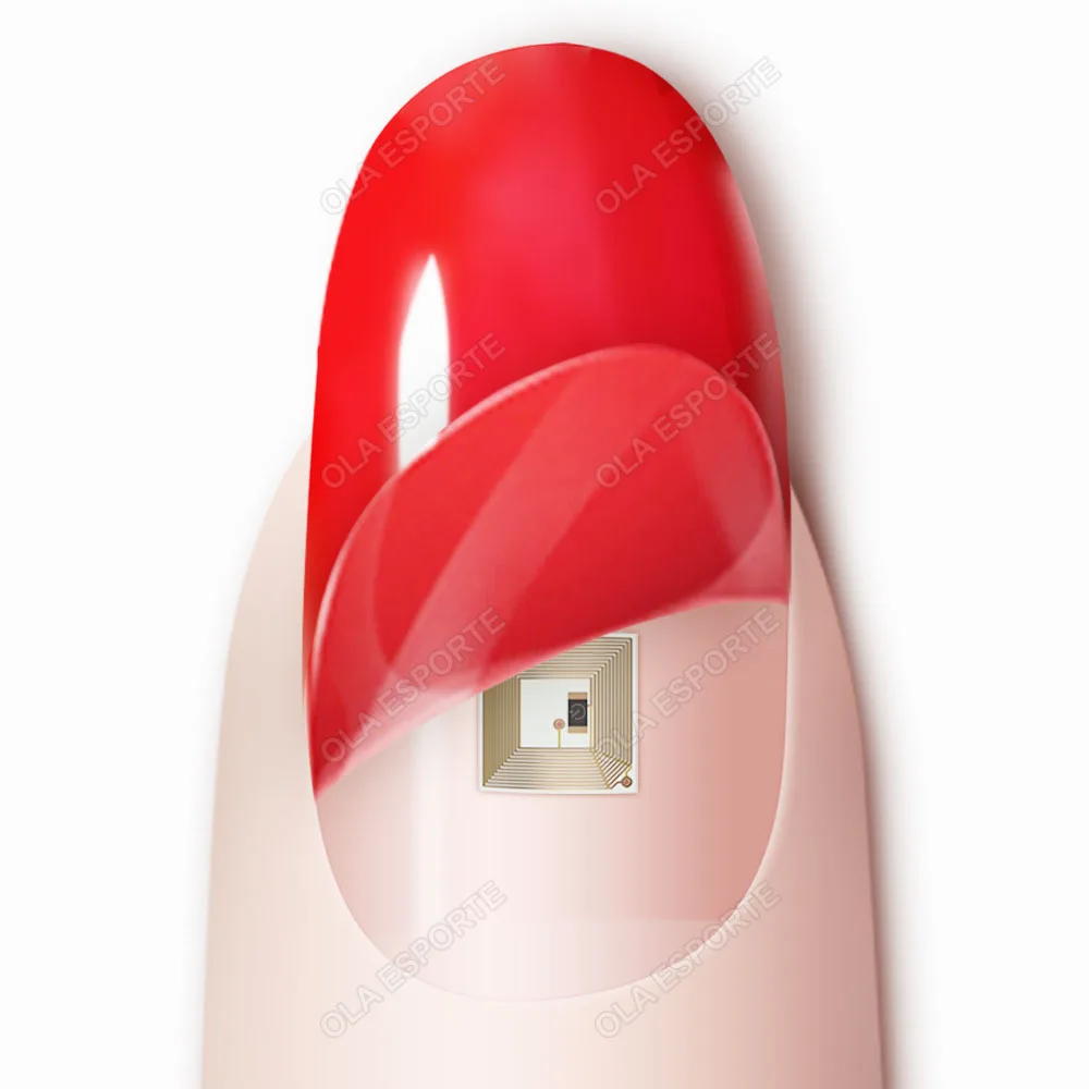 (3 Piezas) Dispositivo Wearable Multifuncional Con Chip Inteligente Oculto Para La Manicura. Soporta Sensor Nfc Y Es Compatible Con Android Y Ios.