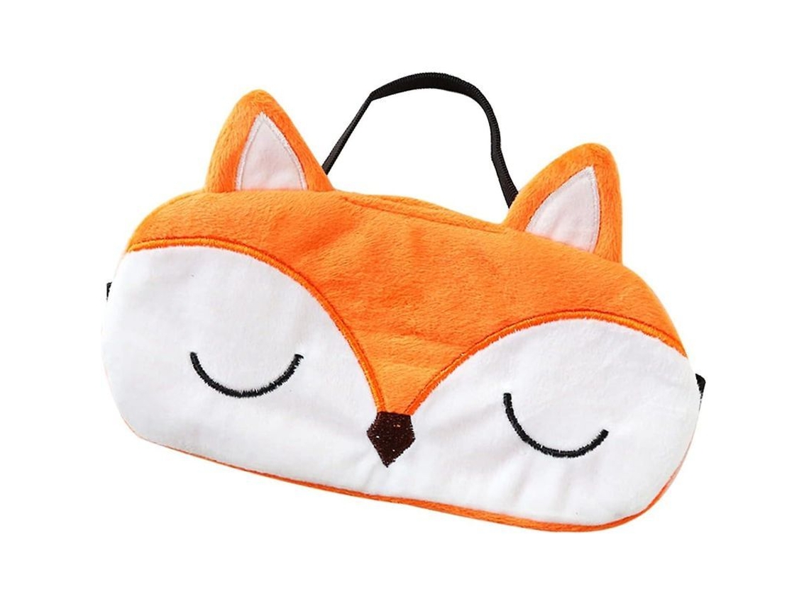 Antifaz Para Dormir Con Diseño De Zorro Naranja De Lana Suave Y Adorable Para Niños, Adolescentes Y Mujeres.