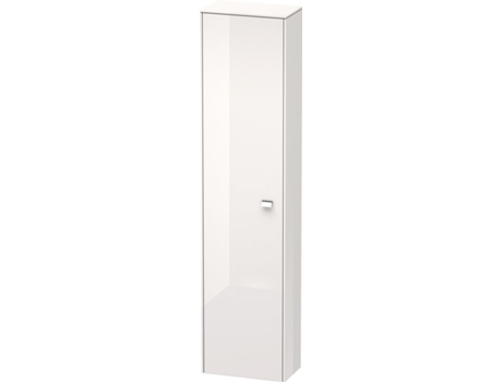 Armario DURAVIT Brioso alto 177,0x42,0x24,0 cm 1 puerta abatible a la izquierda 1 balda de madera 3 baldas de cristal
