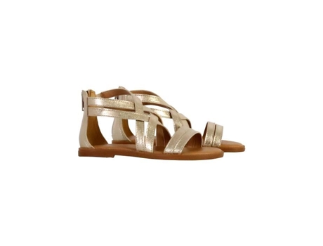 Sandalias Unisex GEOX Infantis Karly Piel Gris (36)