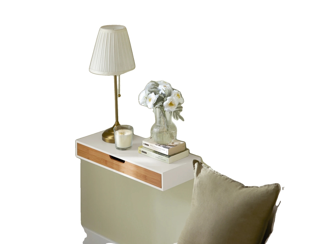 Armario de pared, diseño compacto, funcionalidad versátil, blanco.