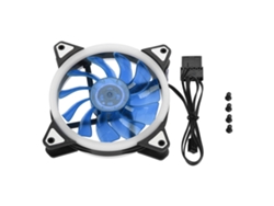 Ventilador Rs18 Ventilador De Caja 12v Dc 120mm Led Doble Apertura Azul Múltiple Interf. Luz Dourada
