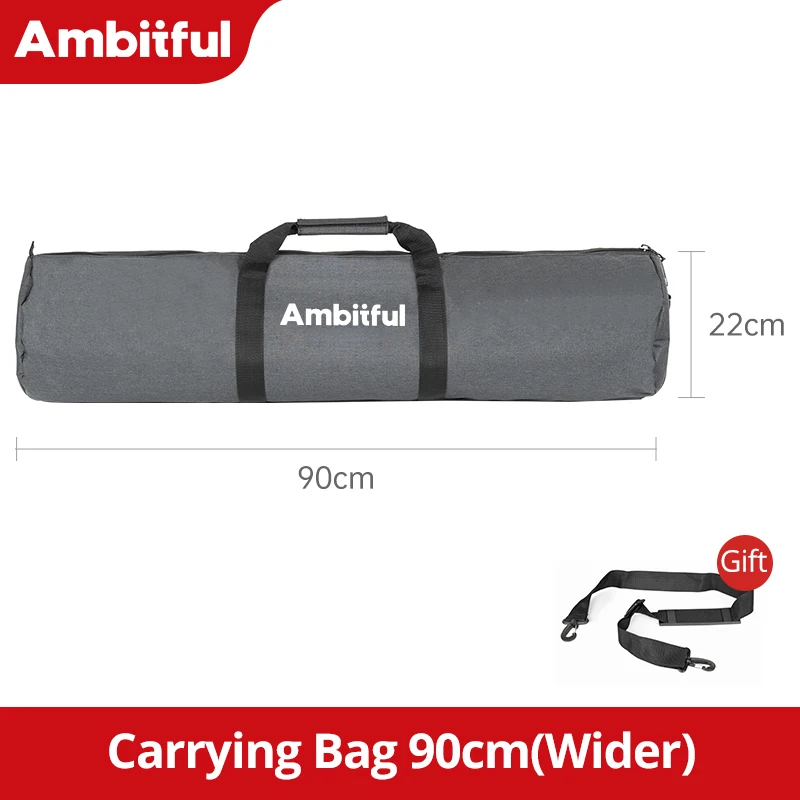 Bolsa de transporte acolchada para monopié/trípode de cámara, correa de hombro portátil, 90 cm