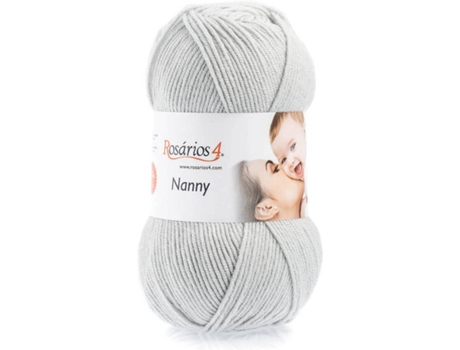 Hilo de Lana ROSARIOS 4 Nanny P150812 (Gris - 20x7x10 cm - Lana)