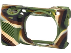 Funda silicona EASYCOVER Sony A6000/A6300 Camuflaje