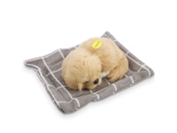 2026-muñeco De Animal Simulado Perro Peluche Con Sonido Para Niños Juguete De Peluche Dormido Color Arcilla Blanca