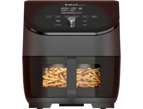 Freidora INSTANT Pot Vortex Plus 1700W 6 en 1 sin aceite con funciones de freidora de aire de vidrio transparente Parrilla para asar y repostería