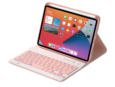 Carcasa Flip Cover y Teclado Bluetooth YIMGOTTA HK11 para iPad Air5 10.9ï 2022)/iPad Air4 10.9ï 2020)/iPad Pro11(2022/2021/2020/2018)