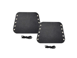 Pulseras negras para hombre para fiestas y eventos medievales. 1 par.