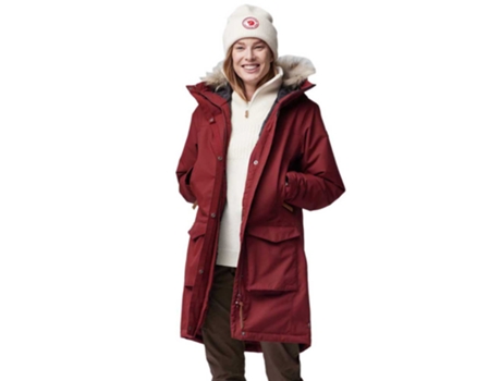Casacos FJÄLLRÄVEN Parca Nuuk Lite Vermelho M Mulher