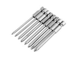 Puntas de destornillador hexagonal magnéticas largas de 75 mm
