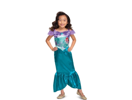 Disfraz de Niña LIRAGRAM ESPAÑA Princesa Ariel Basic Plus (3 - 4 Años)