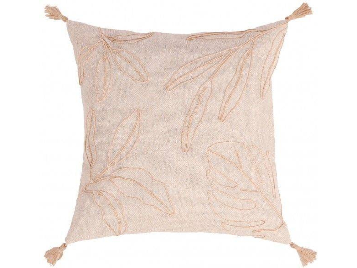 Cojín Decorativo MOVIFLOR LEAF Natural (45 x 45cm con Relleno Incluido)