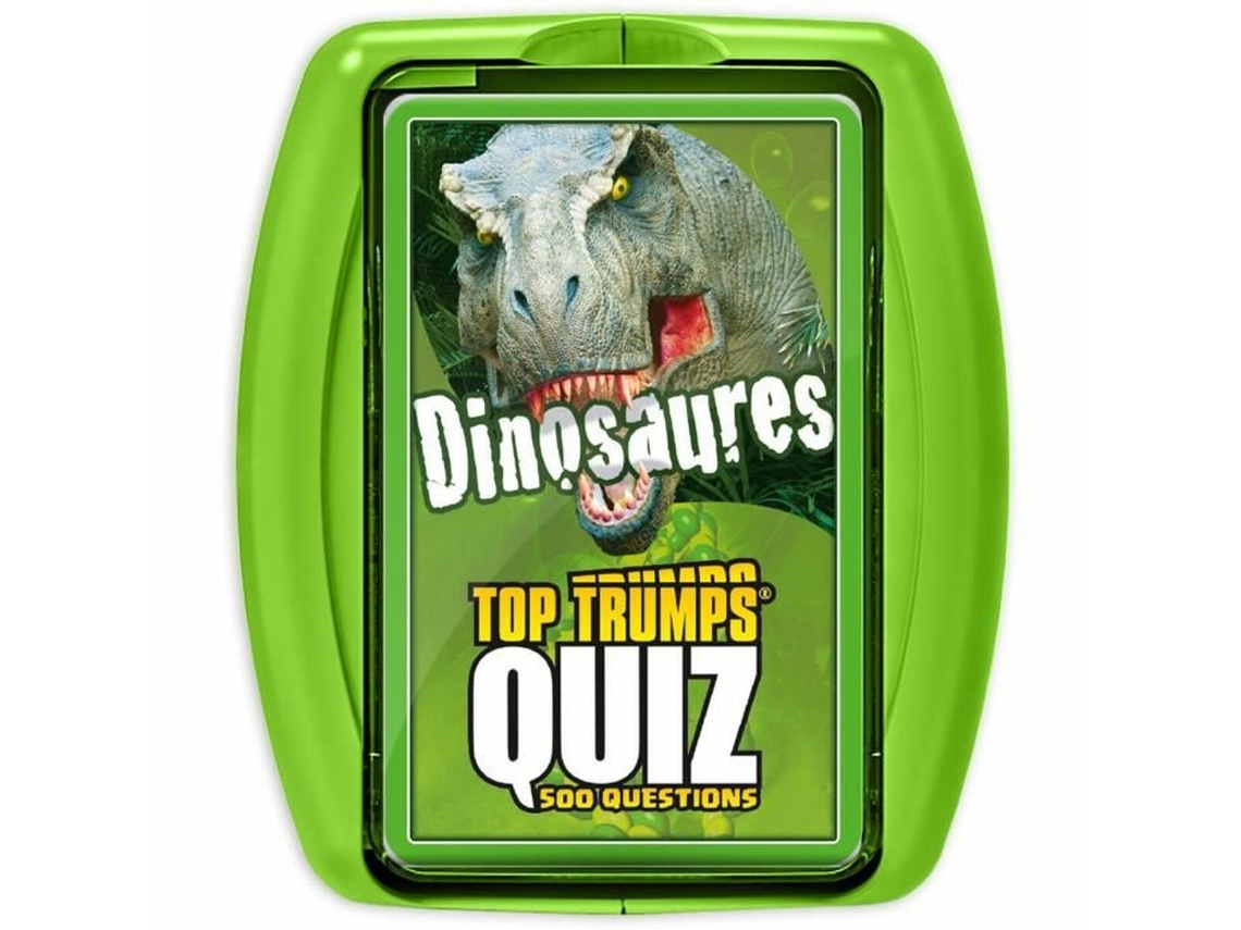 Juego de preguntas y respuestas TOP TRUMPS QUIZ Dinosaures
