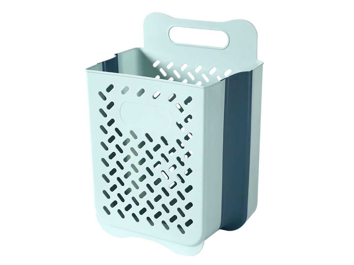 Cesto De Ropa Sucia Plegable De Plástico De Gran Capacidad Para Colgar En La Pared, Ideal Para Guardar Ropa Sucia, Toallas Y Juguetes.