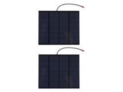 2 Piezas Paneles Solares Pequeños 1.5w 6v De Silicio Monocristalino Para Carga Diy Teléfono Tablet Cámara Linterna