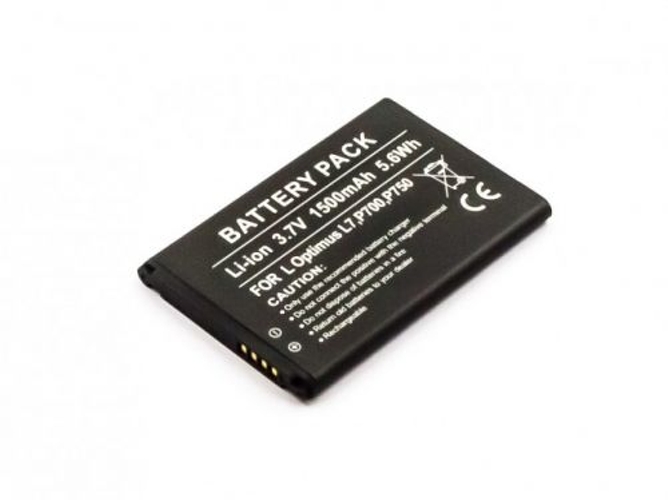 Batería INDIGO BIRD 1500mAh 3.7V para Smartphone LG Optimus, Optimus L7, Optimus P750, P700 - LG BL-44JH