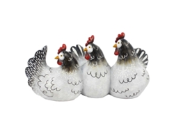 Figura Decorativa SIGNES GRIMALT Gallina Blanco 16x16,5x33,5 cm