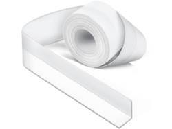 Cinta De Sellado De Silicona Blanca Para Baño, Antimoho E Impermeable, Apta Para Cocina Y Esquinas.
