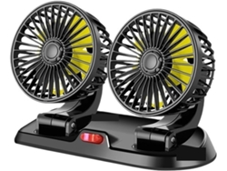 Ventilador De Escritorio Usb Ventilador Refrigeración Para Coche 5v 12v Y 24v Doble Conector Velocidades