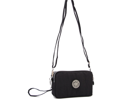 Bolso bandolera para smartphones de hasta 6,3 pulgadas Negro