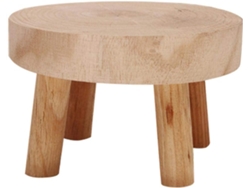 Mini taburete de madera para plantas, maceta para cactus y suculentas, decoración rústica para jardín interior y exterior.