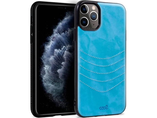 Funda iPhone 11 Pro COOL Piel Azul