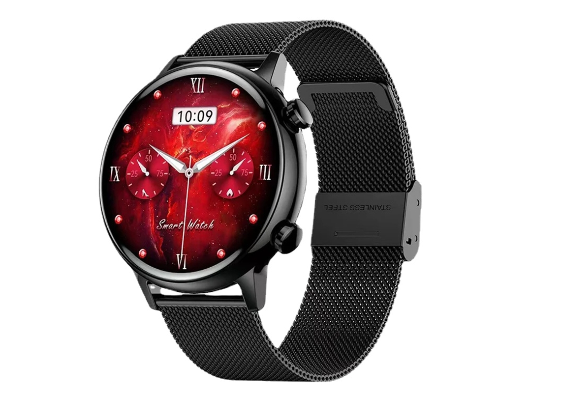 Reloj inteligente HK39 con llamada Bluetooth NFC para mujer, relojes con esfera personalizada, reloj inteligente deportivo con rastreador de actividad física para hombre VEANXIN