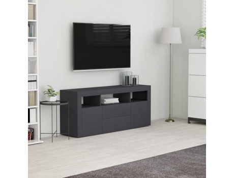 Mueble para la televisión VIDAXL Gris Madera contrachapada (120x30x50 cm)