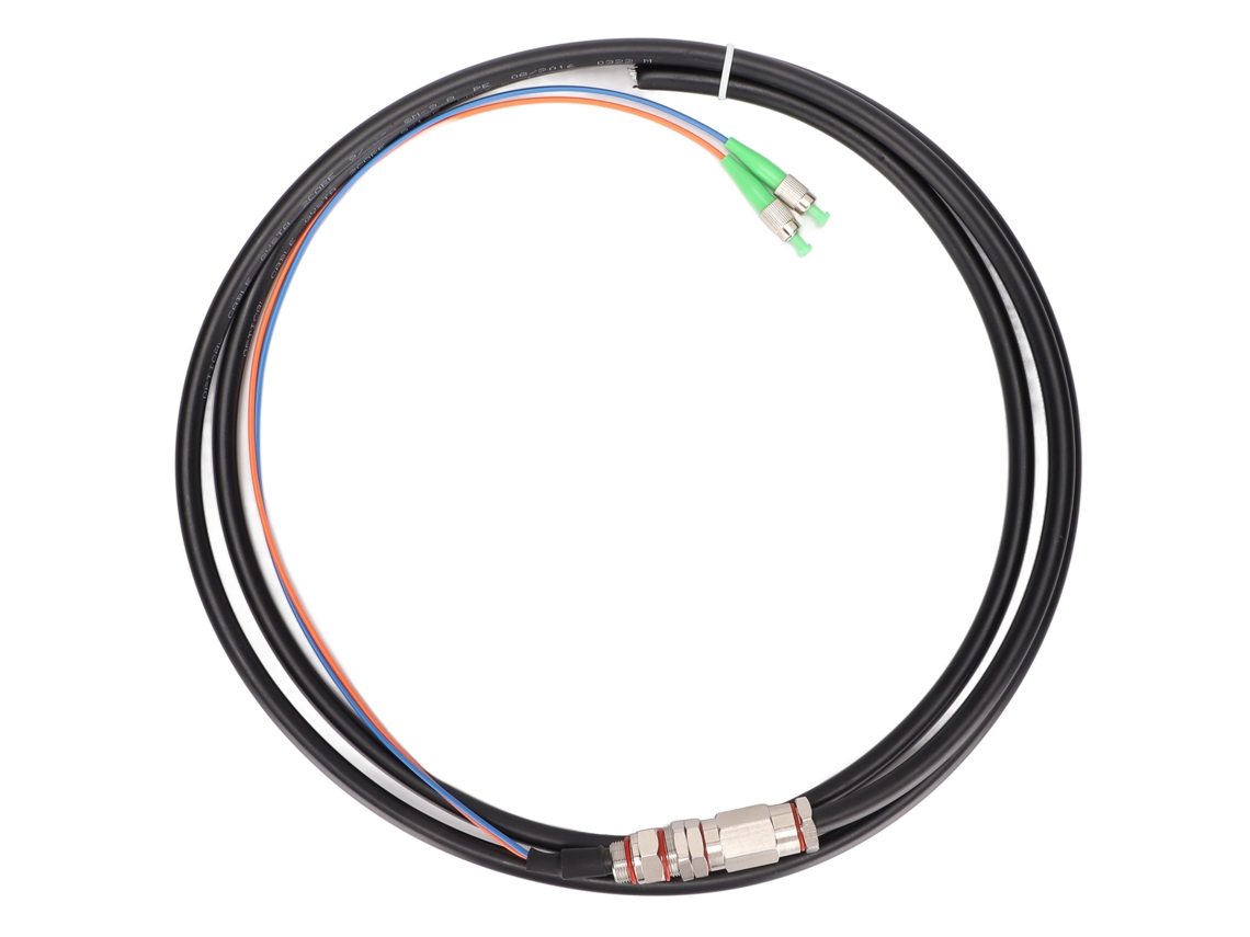 Cabo De Fibra Óptica Pigtail Fc Modo Único 3m Instalção Fácil Proteção Anti-água Para Instrumentação