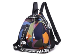 Mochila De Tela Oxford Para Mujer Con Colgante De Oso, Informal, Para La Escuela O Para Estudiantes.
