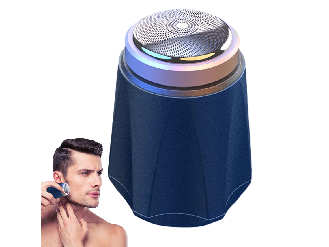 Máquina de Afeitar Eléctrica Portátil para Hombre, USB Recargable, Botón Único KOFIHETY