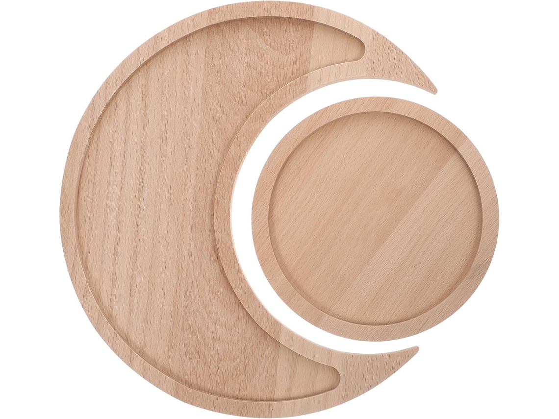 Bandejas Madera Creativas Diseño Juego 2 Lisas Guardar Joyas Esmaltes Ideales Decoración Hogar Organización