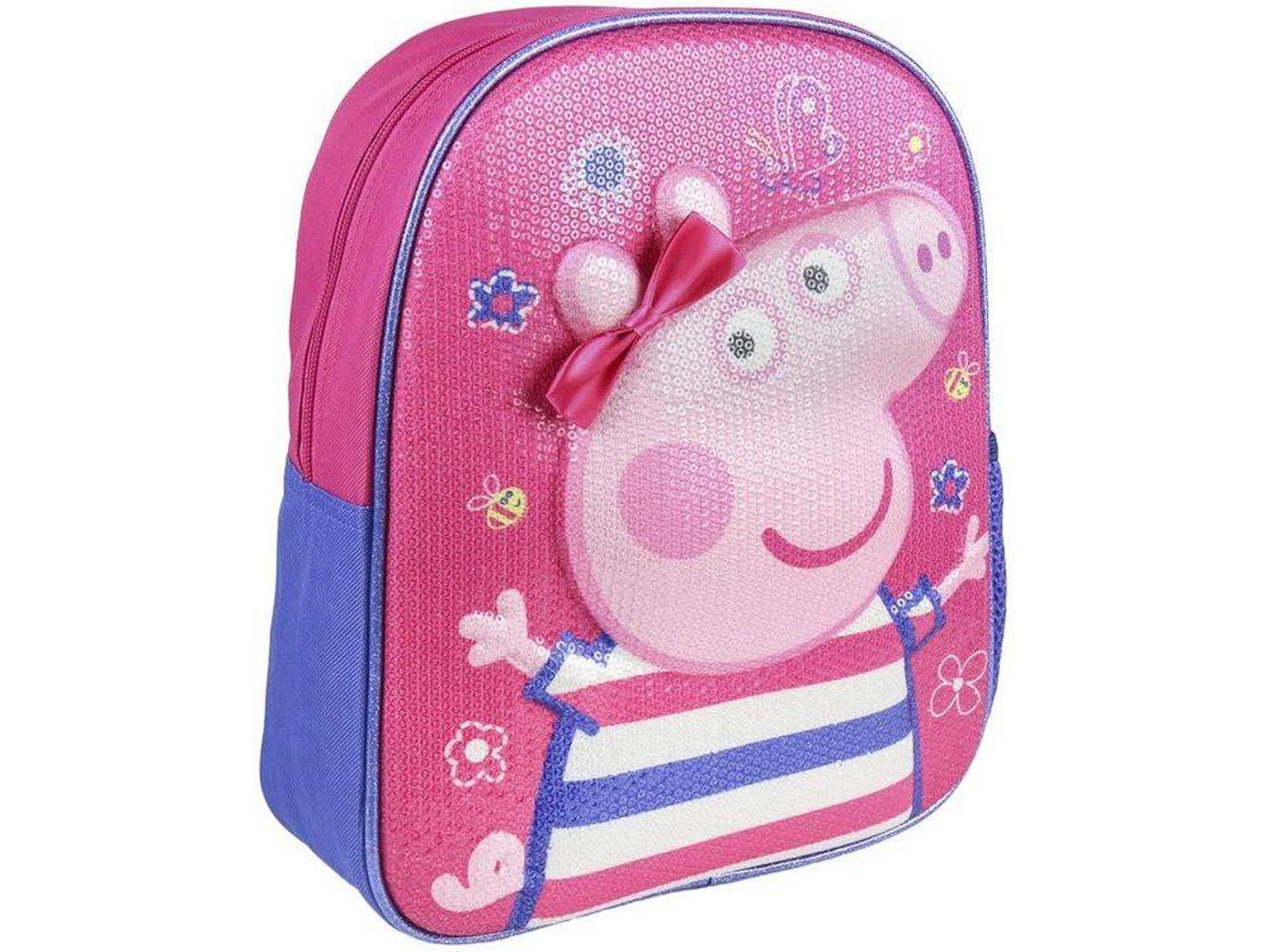 Mochila CERDÁ Peppa Pig Rosa (25x31x10cm - Poliéster)