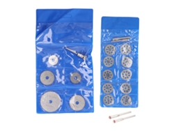 Kit De 30 Discos De Corte Hss Con 5 Mangos Para Herramienta Rotativa.