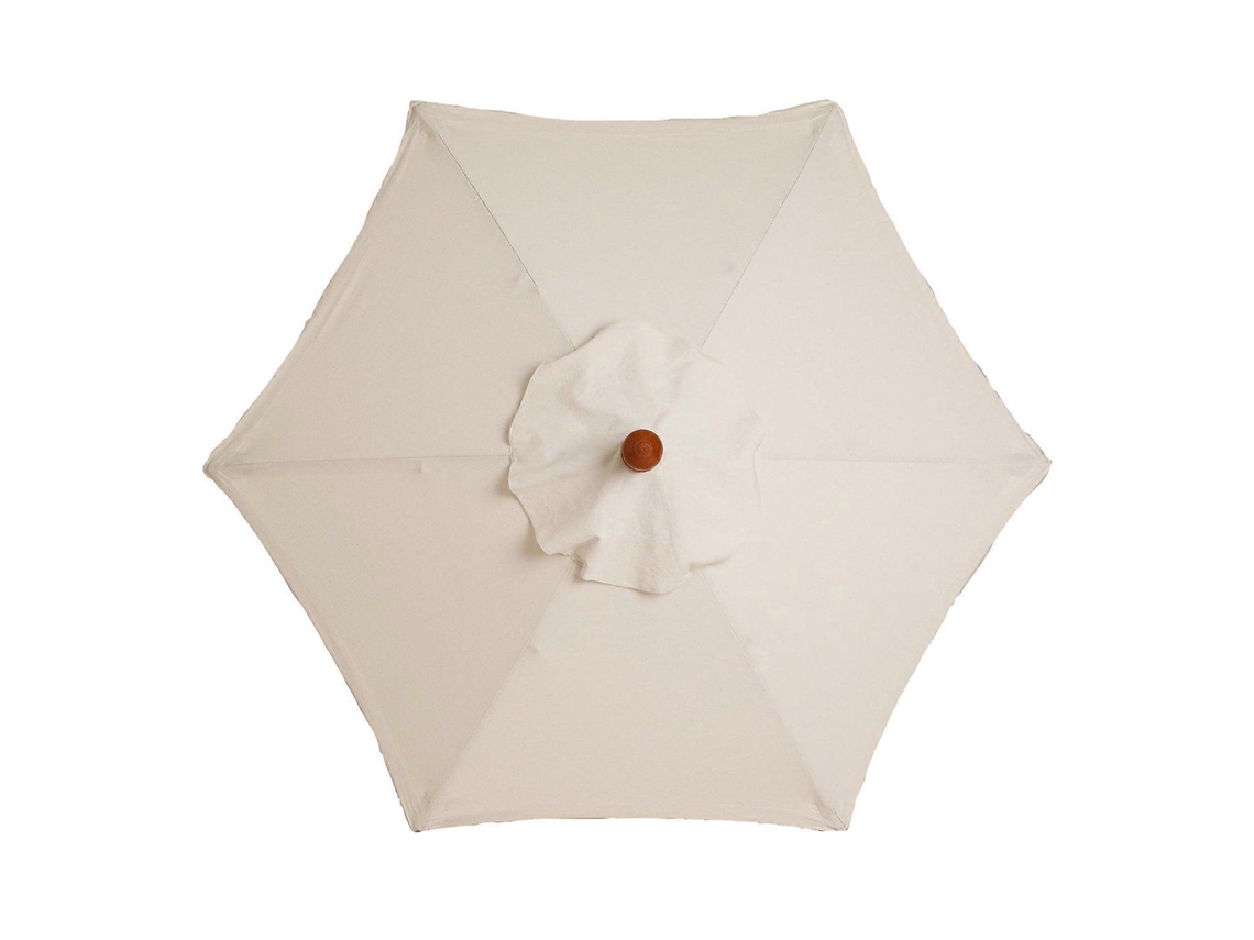 Tapa De Repuesto Para Paraguas - 6 Varillas - 2m - Impermeable - Antiultravioleta - Tela Duradera (3m/9.8ft, Beige)