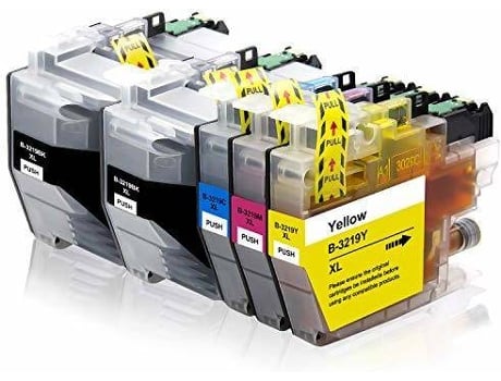 Pack 5 Cartuchos para Brother LC3219 XL (CMYK)